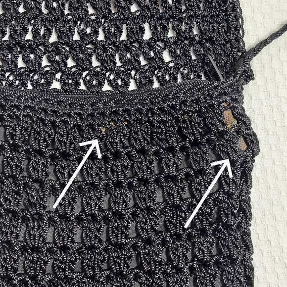 Crocheted purse, crossbody strap - Picture 9 of 9